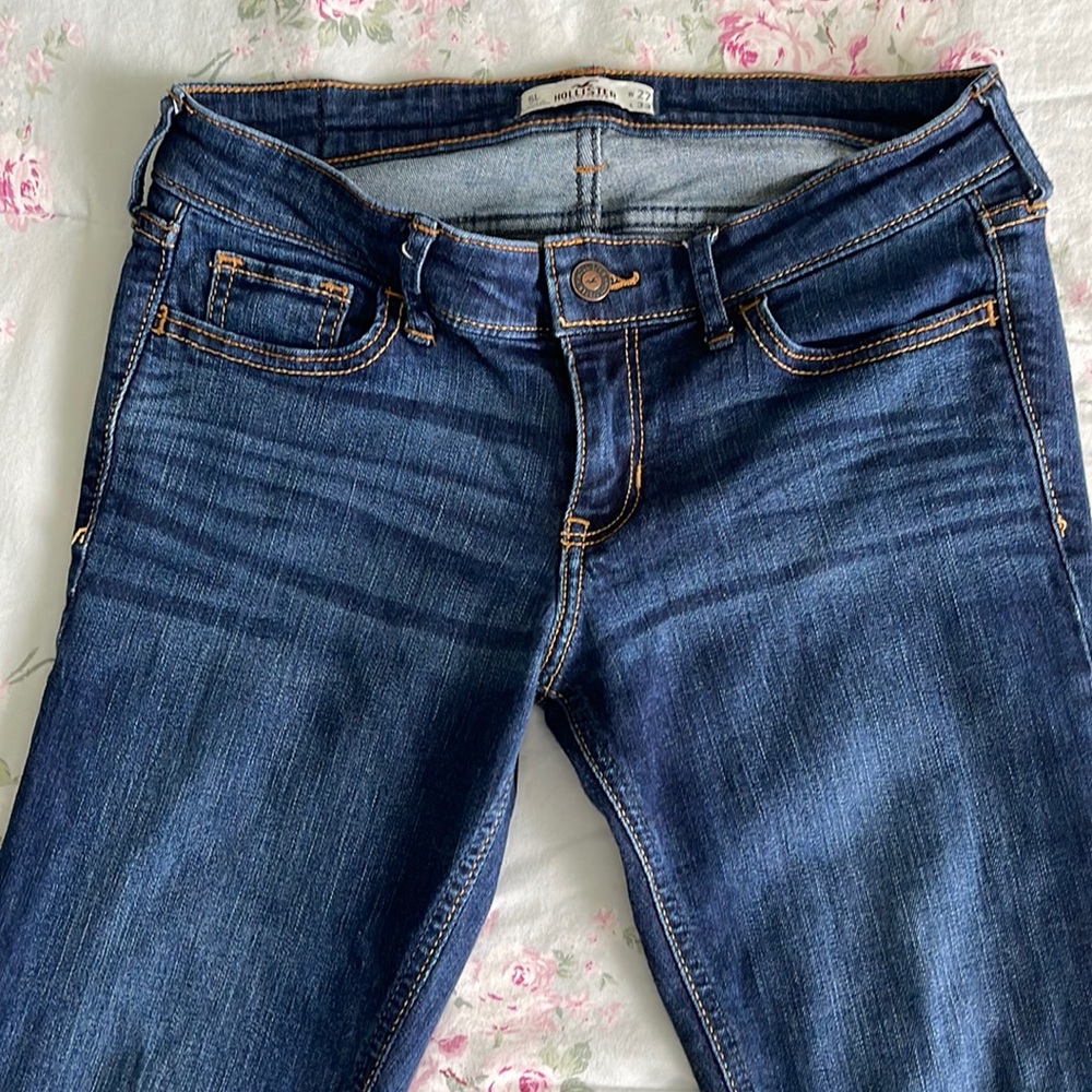 Hollister low cut skinny jeans size 5L